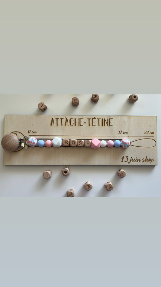 Attache-tétine | Fleur de Ciel